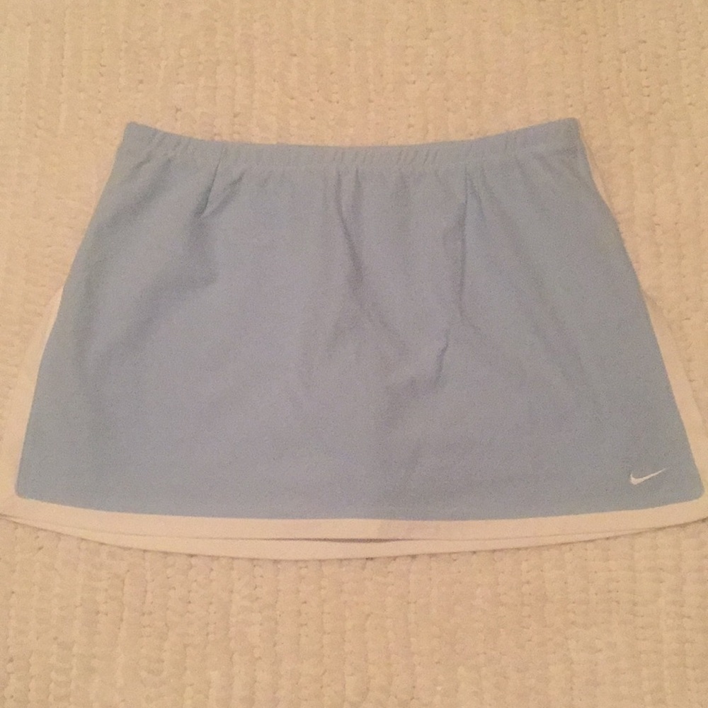 Nike Dri-Fit Blue & White Tennis Skort